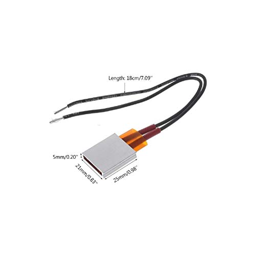 Calentador PTC 12V 120 grados termostático auto-regulado que evita sobrecalentamiento en equipos 3