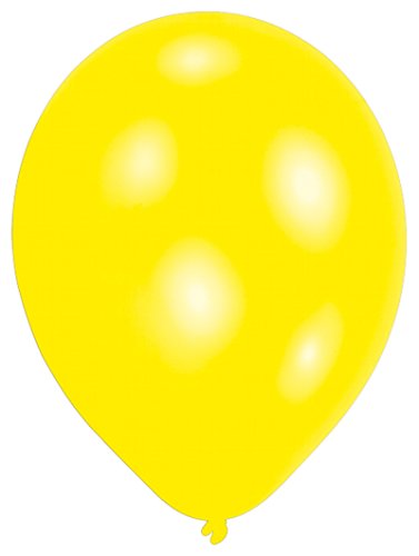 Ballon jaune 22cm pour arche de ballons et décor anniversaire