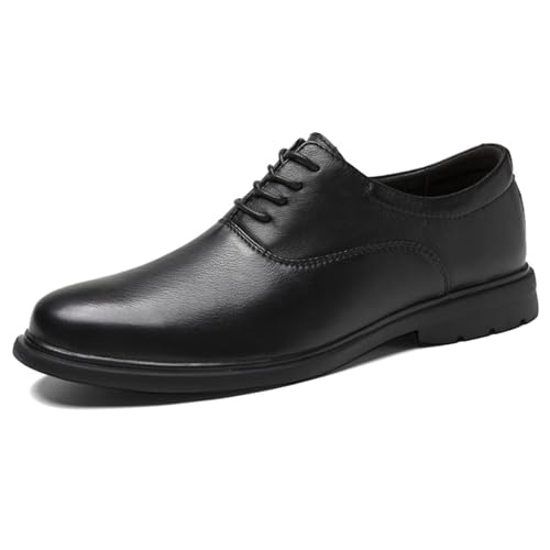 YZABEL Men's Modern Leather Business Casual Scale Comfort Formal Shoes Classic Lace Up Formal Tuxedo Shoes Prom Printed Wedding Tuxedo Shoes