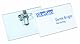 Durable Namensschild Economy mit Kombiklemme 54 x 90 mm 50 Stück, 814519