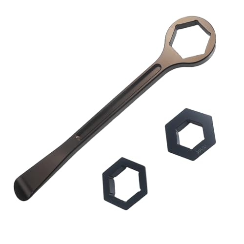 Image of Motorcycle Tyre Iron Tool Kit Raceline Levers Hex Wrench Spanner Head Tire Change 10mm 13mm 32mm 27mm 22mm 0.87'' 1.06''0.51''0.39'' 1.26'' For EXC SX XC EXCF Dirt Pit Bike (Black-2)