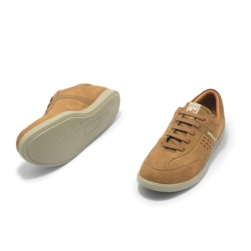 Image of Woodland Men Camel Casual Shoes
