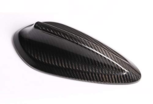 Eppar New Carbon Fiber Antenna Cover Compatible With BMW M3 Sedan G80 2020-2022 (Black)