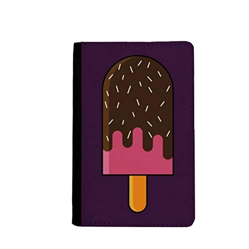 Étui portefeuille passeport protège vos documents contre l'usure de voyage | Motif chocolat