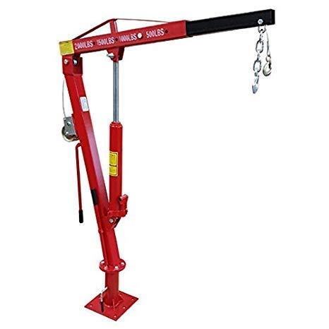 Varan Motors NEPTC-03 900 kg Hebekran für Anhänger, Pickup, Heckklappe mit Winde