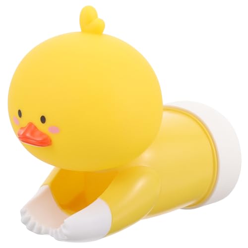 HIAKDOFT かわいいカートゥーン動物デザイン蛇口延長器 手洗い用水流ガイド お風呂や洗面台に や家族向け 飛び散り防止と節水効果付き 簡単