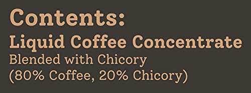 Bean Good Indian Brewed Coffee Concentrate - Serves 40 Cups – 400ml (200ml x 2) Instant South Indian Filter Coffee Decoction - 80% Coffee & 20% Chicory Blend - Just Add Water / Milk / Sugar, Brown