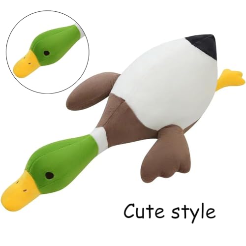 Image of Mallard Duck Plush,Mallard Duck Stuffed Animals, Soft Furry Duck Stuffed Animal Pillow,Huge Duck Plush Hugging Pillow Gifts for Every Age (29.5in)