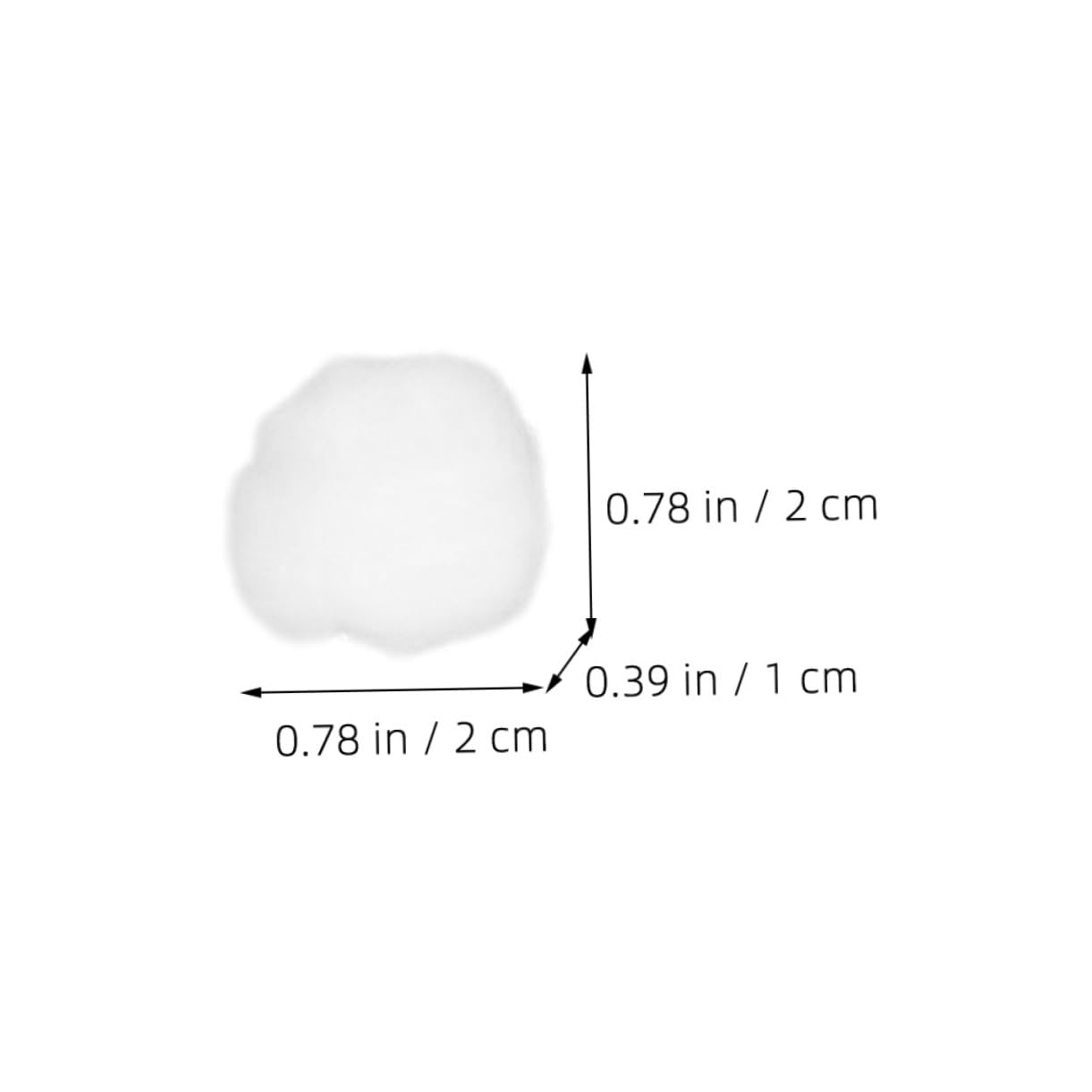 FRCOLOR Nail Gel Remover Cotton Balls Nail Polish Removal Absorbent Cotton Balls Soft