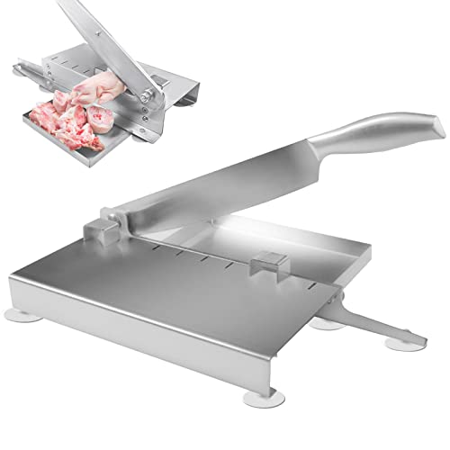 Aocay Allesschneider Manuell Knochensäge Fleischsäge Metzger Edelstahl Fleischschneider für Schneiden Gefrorenes Fleisch…