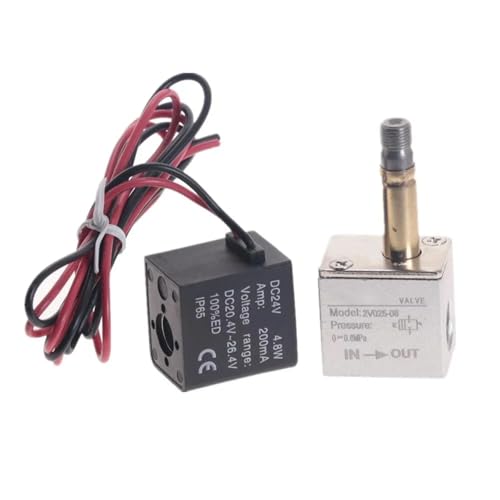 Vanne de compresseur 1/4" anti fuite d'air pour circuit 24V