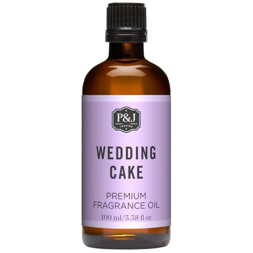 Image of P&J Trading Fragrance | Wedding Cake Oil 100ml - Candle Scents for Candle Making, Freshie, Soap Making Supplies, Diffuser Oil Scents