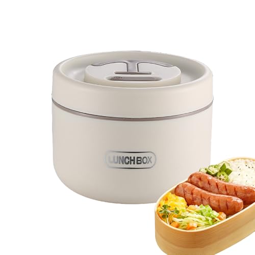 Recipiente Térmico para Comida - Fiambreŕa de Acero Inoxidable | Termo Portátil | Frasco Aislado al Vacío, Tarro a Prueba de Fugas con Sopa, Gachas, Comidas, Ideal en Escuela, Trabajo y Picnics