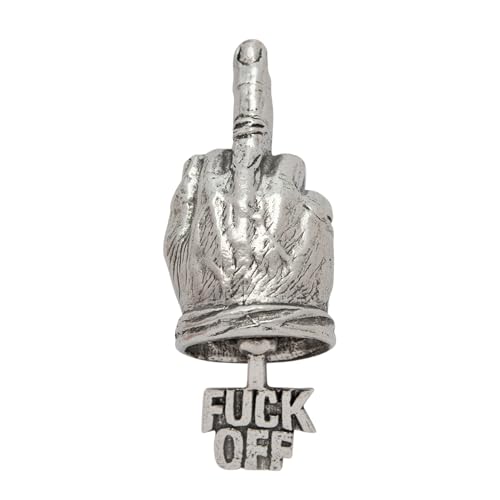 Image of Guardian Bell Good Luck Bell w /Keyring & Black Velvet Gift Bag | Motorcycle Bell | Lead-Free Pewter | Made in USA