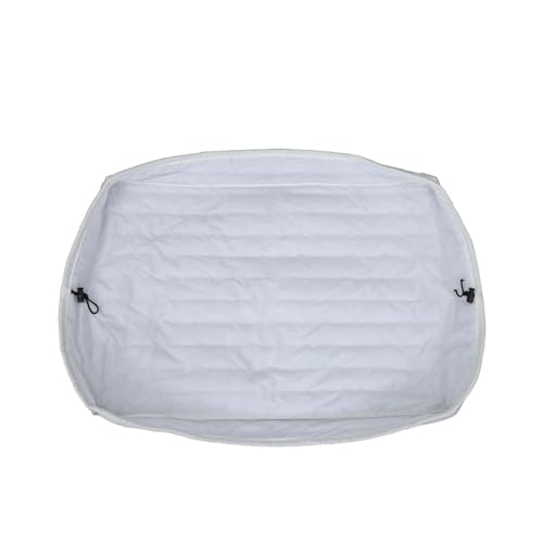 GRIRIW Funda Protectora para Aire Acondicionado de Pared Interior, Color Claro, Tamaño 71x50x9 Cm, Cubierta Antipolvo para Unidad de Aire Acondicionado Exterior, Adecuado para Invierno