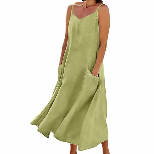 Robe décontractée élégante dos nu avec poches pratiques et légères