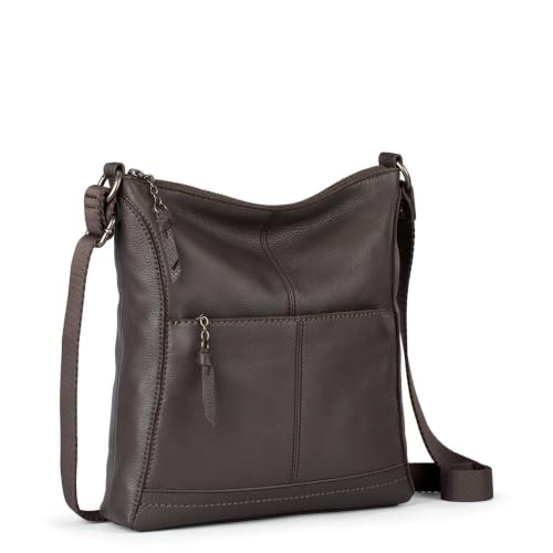 Image of The Sak Lucia Leather Crossbody Purse, Zipper Closure with Adjustable Strap