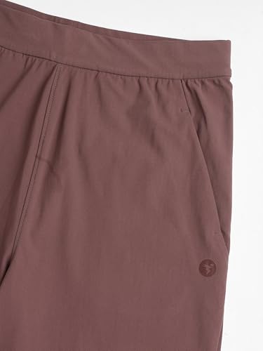 Image of TECHNOSPORT Women's Straight Fit Solid Track Pant for Casual Wear, Active Lifestyle