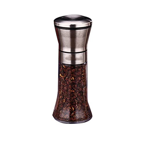 COLLBATH Stainless Steel Grinder Pepper Grinder Kitchen Grinder Tool Pepper Mill Manual Grinding Tool
