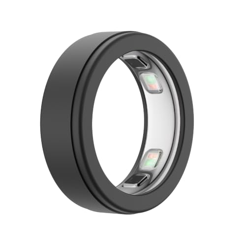 KOOLRIVER�EFor Oura Ring5 �P�[�X Gen5 �ϏՌ� �J�o�[ �V���R�� �}�b�g ������ �\�t�g�J�o�[ �ی�J�o�[ For �I�[�������O �X�}�[�g�����O5 Ring 5 ��5���� S M L �T�C�Y(�u���b�N)
