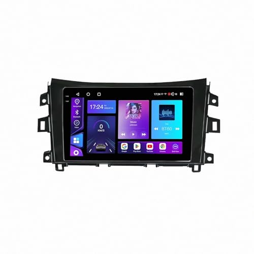 Radio Coche 2 DIN con Carplay inalámbrico y pantalla HD para Nissan Navara NP300