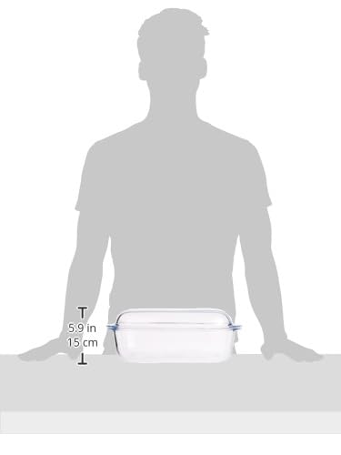 Miniatura 3 de Pyrex - 466a000 6343 - Olla De Horno Rectangular De Cristal 6,5 L Transparente