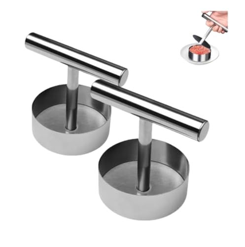 Prensa de hamburguesas – Máquina de hamburguesas ajustable antiadherente, moldeador de carne profesional, accesorio de cocina multifuncional, dispositivo de cocina, prensa de carne para preparación de