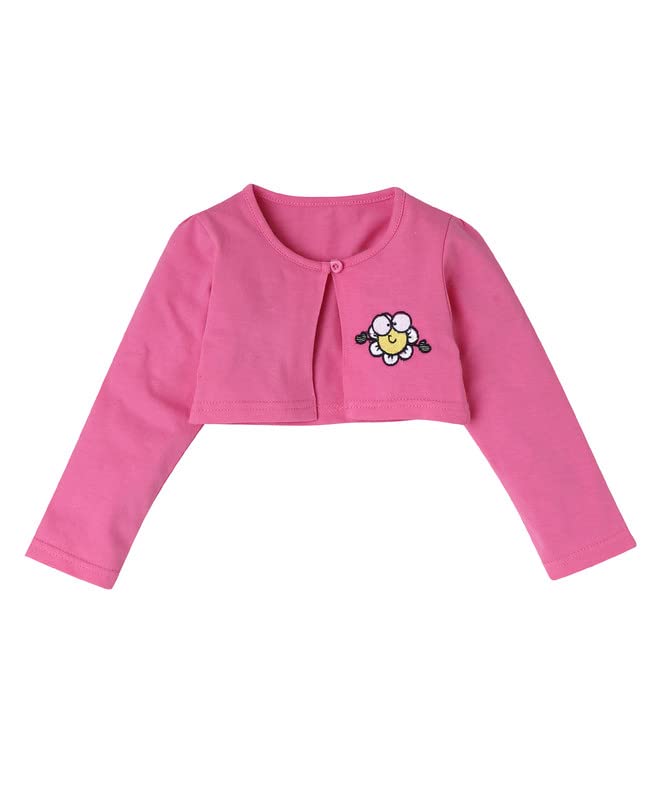 Image of BUMZEE Girl's Cotton Round Neck Shrug