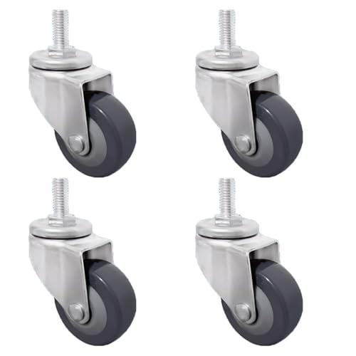 Dijateman 4Zbg pLX^[ M12*25mm lW LX^[ 75mm ]LX^[ u[Lt, É PU LX^[ ω׏d 280kg {IƋ֎q[bNɓKĂ܂(Swivel)