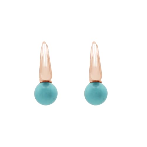 Créoles argent 925 et turquoise le bijou bohème chic pour vos tenues d'été