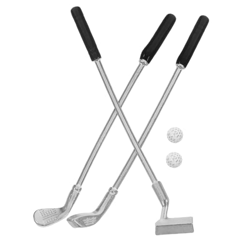 Mikinona Miniature Golf Club für Puppenhäuser Golfschläger Bälle Authentisches Design für Kreative Dekoration Zubehör für Sammler und Golf Enthusiasten Mikinona Miniature Golf Club für Puppenhäuser Golfschläger Bälle Authentisches Design für Kreative Dekoration Zubehör für Sammler und Golf Enthusiasten