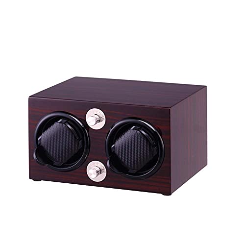 Watch winder pour 2 montres automatiques ultra-silence avec 5 modes rotation