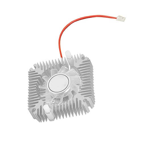 DOITOOL Refroidisseur Pour Carte Graphique 12v Silencieux Ventilateur Gpu 55mm Blanc Dissipation Thermique Pour Boîtier D'ordinateur Usage Ordinateur Pc