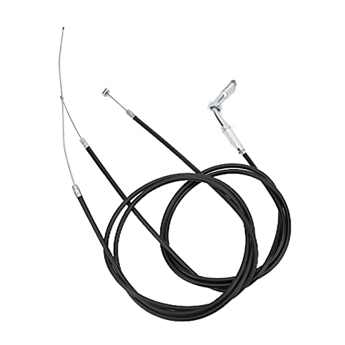 Yctze Kit de Cables de Acelerador de Alta Tenacidad para Bicicletas Motorizadas - Juego de Cables de Acero de PVC para Bicicletas de 49, 66 y 80 - Mejora el Acelerador y Reemplazo de Fácil