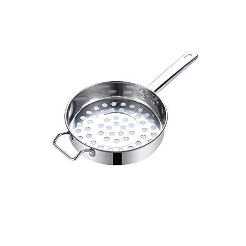 ステンレス ざる ストレーナー 持ち手が長い 調理用 リング付き 野菜 水切り 洗いやすい 丈夫 便利 パンチングストレーナー 取っ手付き 調理器具 湯切りザル