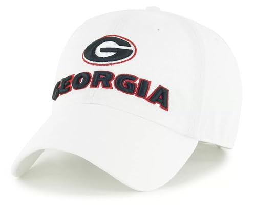 Gorra blanca ajustable University Georgia MVP Bulldogs miniatura 1