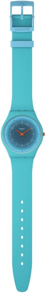 Swatch Skin Classic Biosourced Unisex Watch Casual Polymer Blue Quartz Waterproof Radiantly Teal