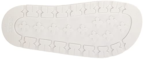 BOSS Men's Twin-Strap Structured Rubber Sandals Flat, Taglia unica4