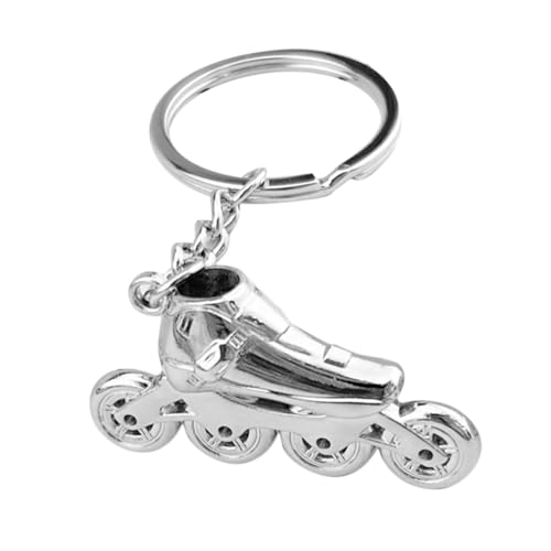 YARNOW Portachiavi Roller Skating Ciondolo per Amanti Del Pattinaggio Accessorio Chiavi Appassionati Pattinaggio