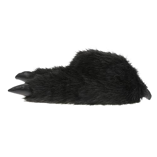 SAMs Unisex Tierhausschuhe Monsterkralle, schwarz, 46/47, TH-MK