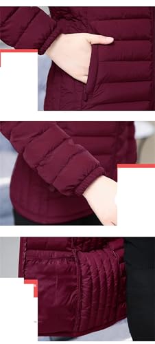 Cozy Black Women's Hooded Cotton Padded Parka Jacket for Effortless Winter Style - Image 3