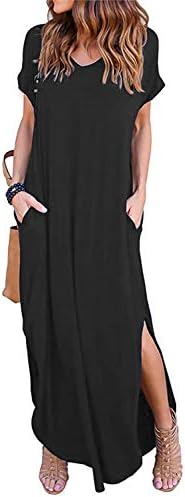 Arolina Women's Cold Shoulder Long Sleeve Floral Print Long Maxi Dress with Pockets