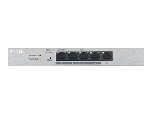 Zyxel GS1200 5HP v2 commutateur 5 ports Géré - vue 5