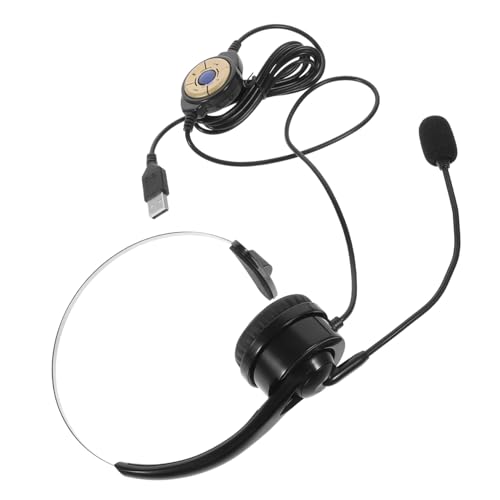 Casque USB Mono DOITOOL avec Micro pour Télétravail sans Distraction