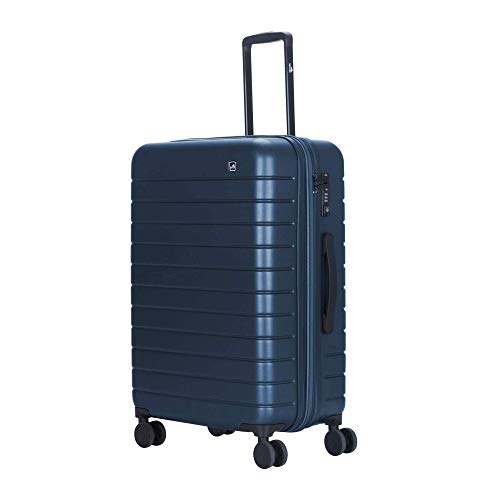 Image of Sherrpa Destiny Hardside Collection Polycarbonate Expandable Luggage Trolley with Spinner Wheels and TSA Approved Combination Lock (Cabin Size -20 inch, Mint)