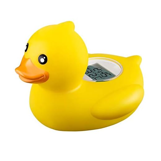 Pato Lindo termómetro para bebés Baby Bath Pato Flotante probador de la Temperatura del termómetro de Juguete Tina de baño de Agua de Juguete infrarrojo para el bebé de baño (Amarillo)