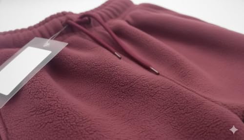 Image of CUPID Women Winter Wear Warm Fluffy Fleece Track Pants,Straight Fit Cozy Cotton Lowers with Drawstring n Pockets,Lounge,Gym,Jogging,Travel