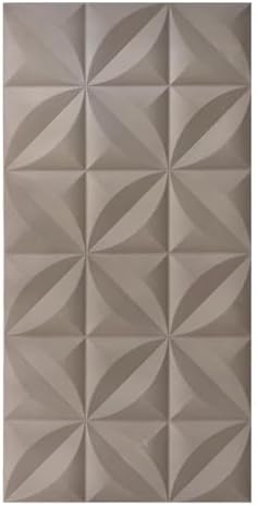 Waterproof 3D Wall Panels for Interior Decor, Lightweight PU Structural Bricks, Easy Install Decorative Wall Panels for Bedroom & Office - Yellow, Set of 5