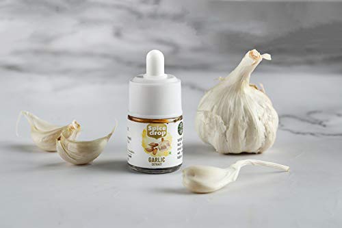 Image of Spice Drop Natural Garlic Extract, for Soups, Pastas , Salads, 180 drops, pack of 3