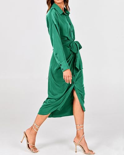 BTFBM Button Dwon Fall Dresses for Women 2026 - image 8